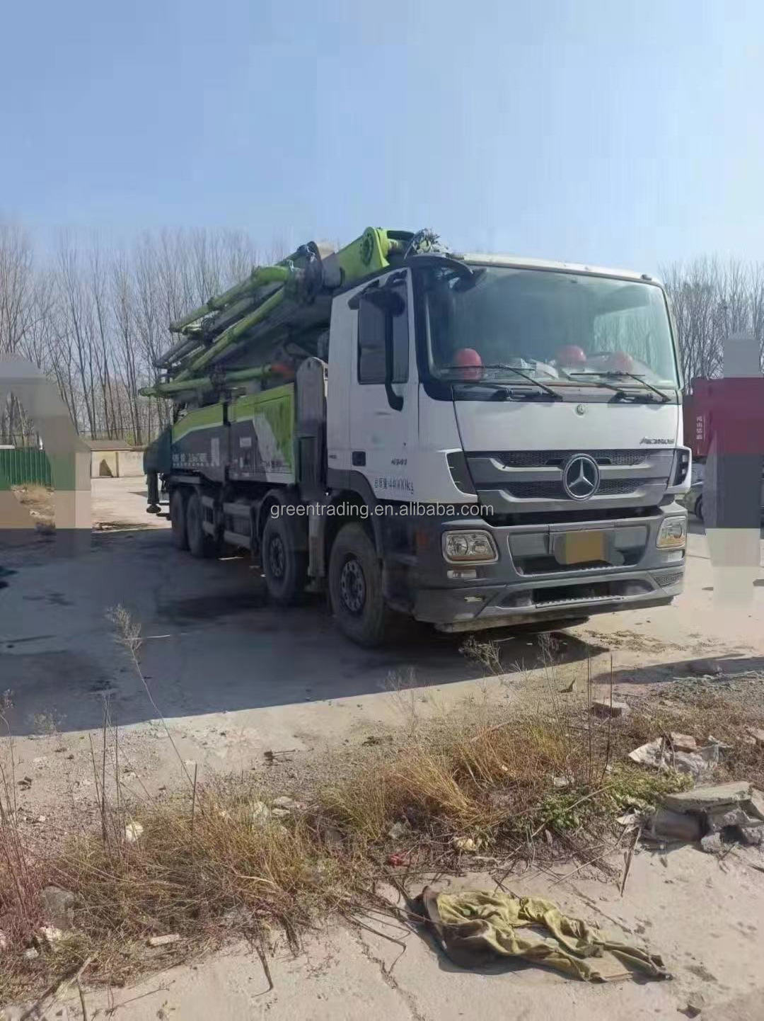 zoomlion sany used concrete pumps truck 36m 38m 42m 56m 60meters pump boom second hand concrete pump trucks for sale in Libya