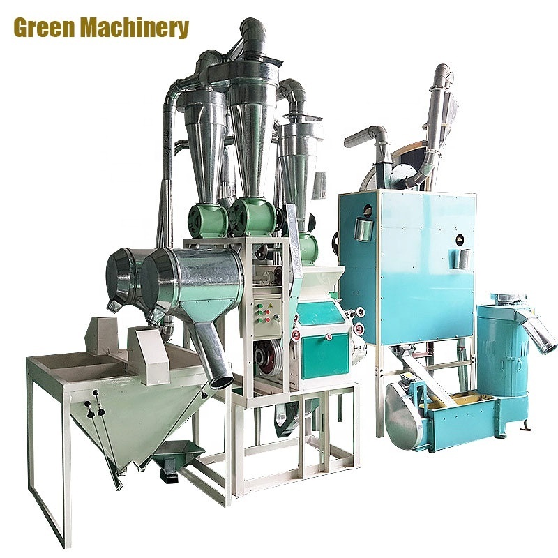 Corn Flour Milling Machine/grain Processing Machinery Grain Grinder High Quality Indian 200kg/hour 10.5 KW Super Fine Flour