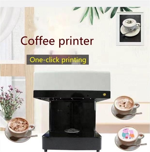 3d coffee printer edible inkjet printer coffee printing machine