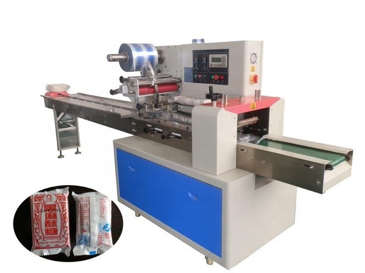 Automatic Pillow Packing Machine Small Candy Sweets Package cake wrapping machine horizontal packing machine