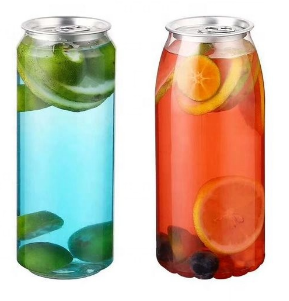 350ML 500ML Custom Empty Plastic Juice Bottles Can Juice PET Soda Beer Pop Can Bottle PET Cans