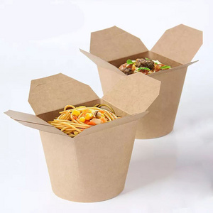 Food Grade Eco-Friendly Disposable microwave ramen noodle cooker box