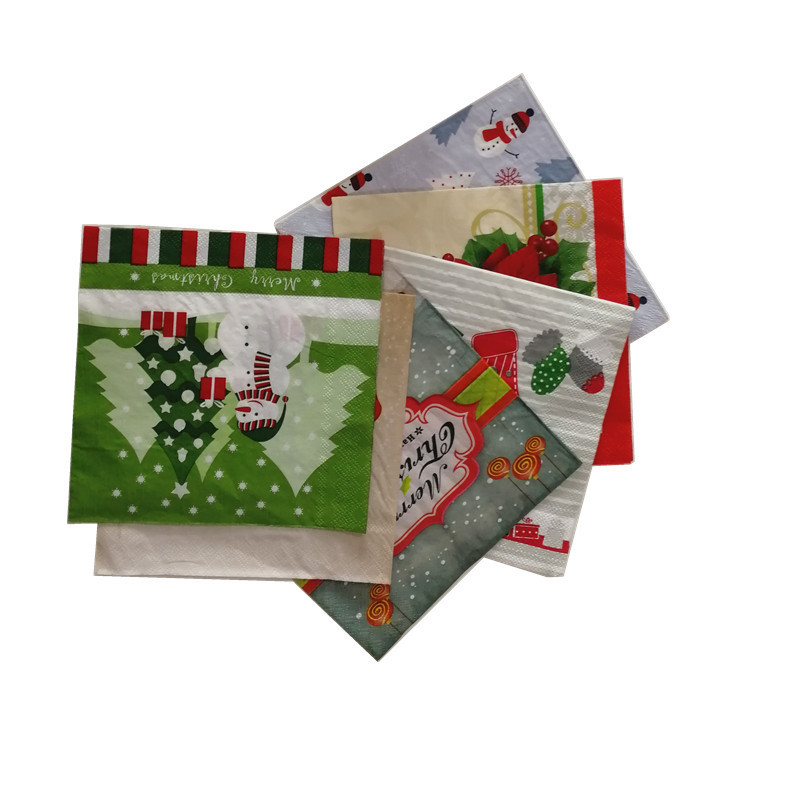 Print Paper Airlaid Napkin Paper Hand Towels With Logo Paper Napkins