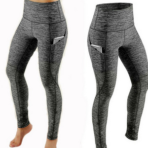 Dropshipping New  Leggings With Phone Pocket High Waist Plus Yoga Pants Running Driving Stretch Yoga Leggings Hot Style