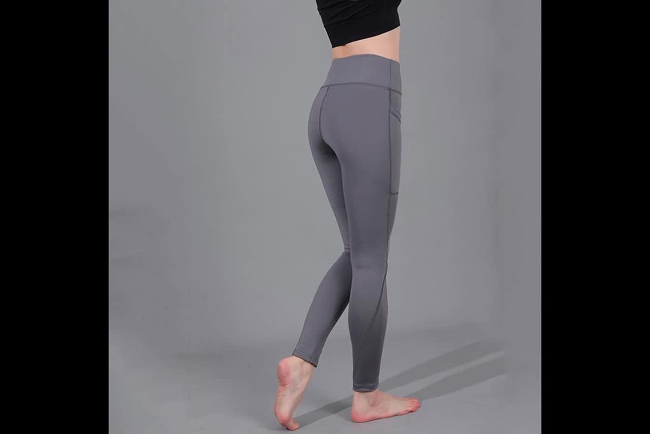 Dropshipping New  Leggings With Phone Pocket High Waist Plus Yoga Pants Running Driving Stretch Yoga Leggings Hot Style