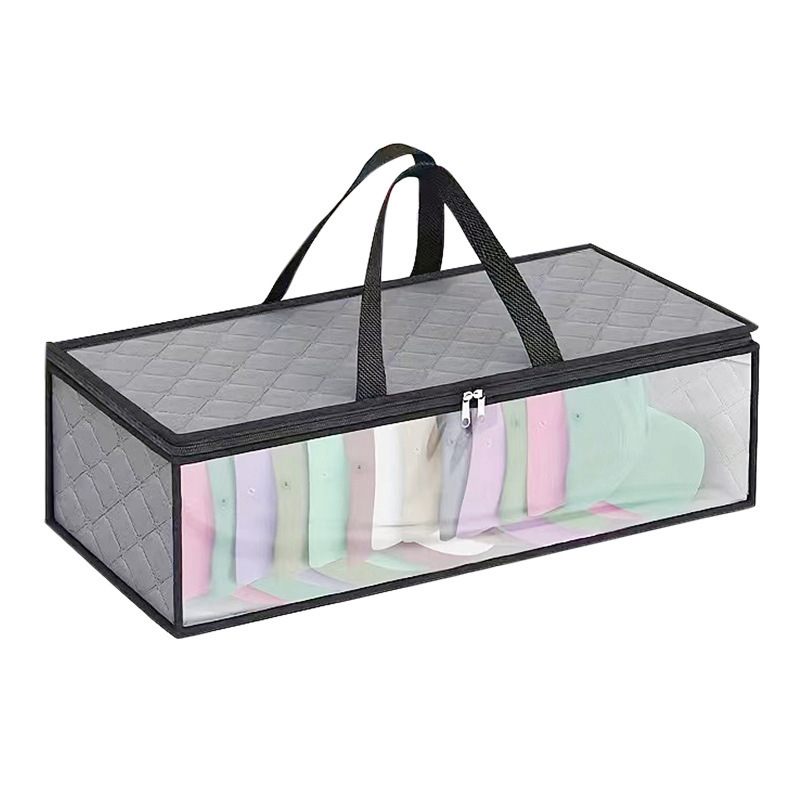 Foldable portable storage bag for household storage tools clothing and hat storage bag