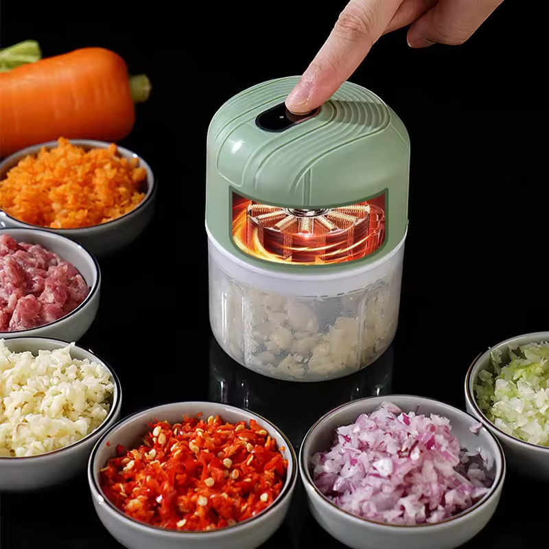 Electric Garlic Grinder Masher USB Rechargeable mini Mixer mini Blender portable mini garlic masher