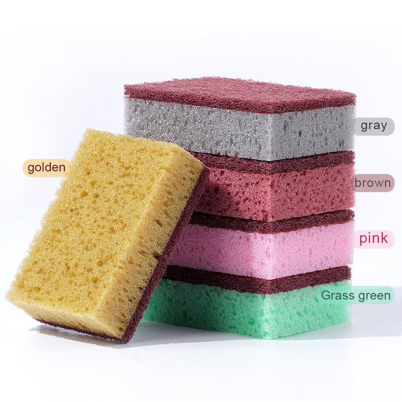 Best Sale Kitchen Bowl Pot Cleaning Sponge High-density Magic Brush Porous Colorful Sponge Pat