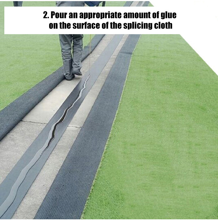 installation synthetic grass garden lawn landscape artificial grass glue soccer artificial turf glue adhesive glue for turf