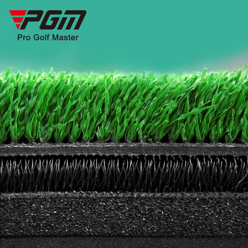 PGM driving range training anti-slip stripes golf swing mat supplier practice 3d golf hitting mat