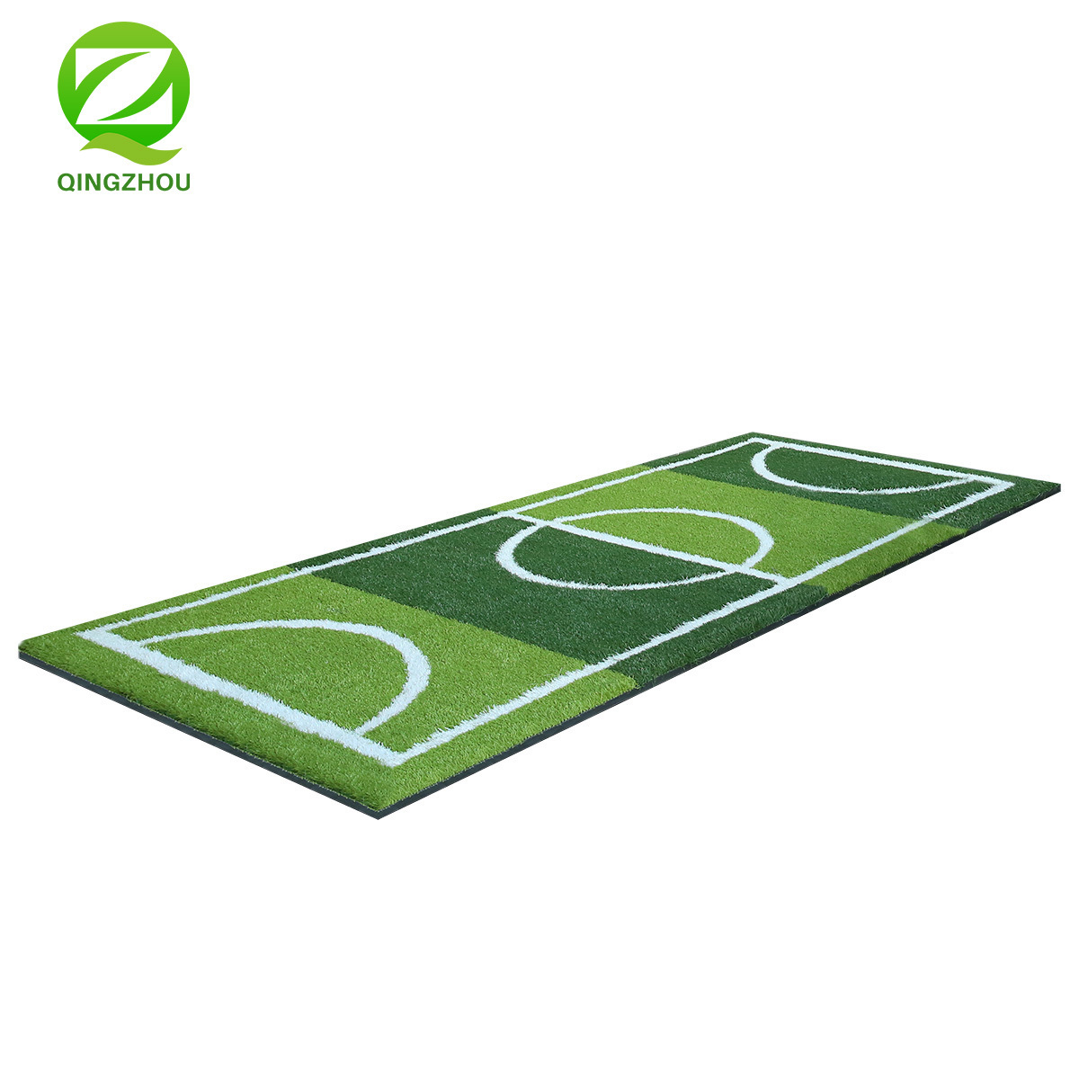 QINGZHOU L013 roofing cheap non infill soccer turf quality football artificial grass synthetic lawn