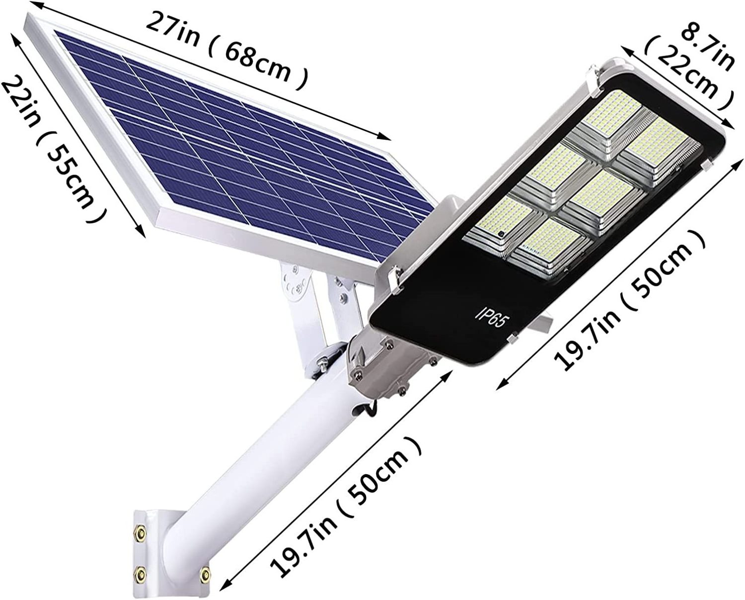 Smart Remote Outdoor Waterproof Garden Streetlights 60W 80W 120W 200W 300W 400W 500W 600W 800W  LED Solar Street Lights