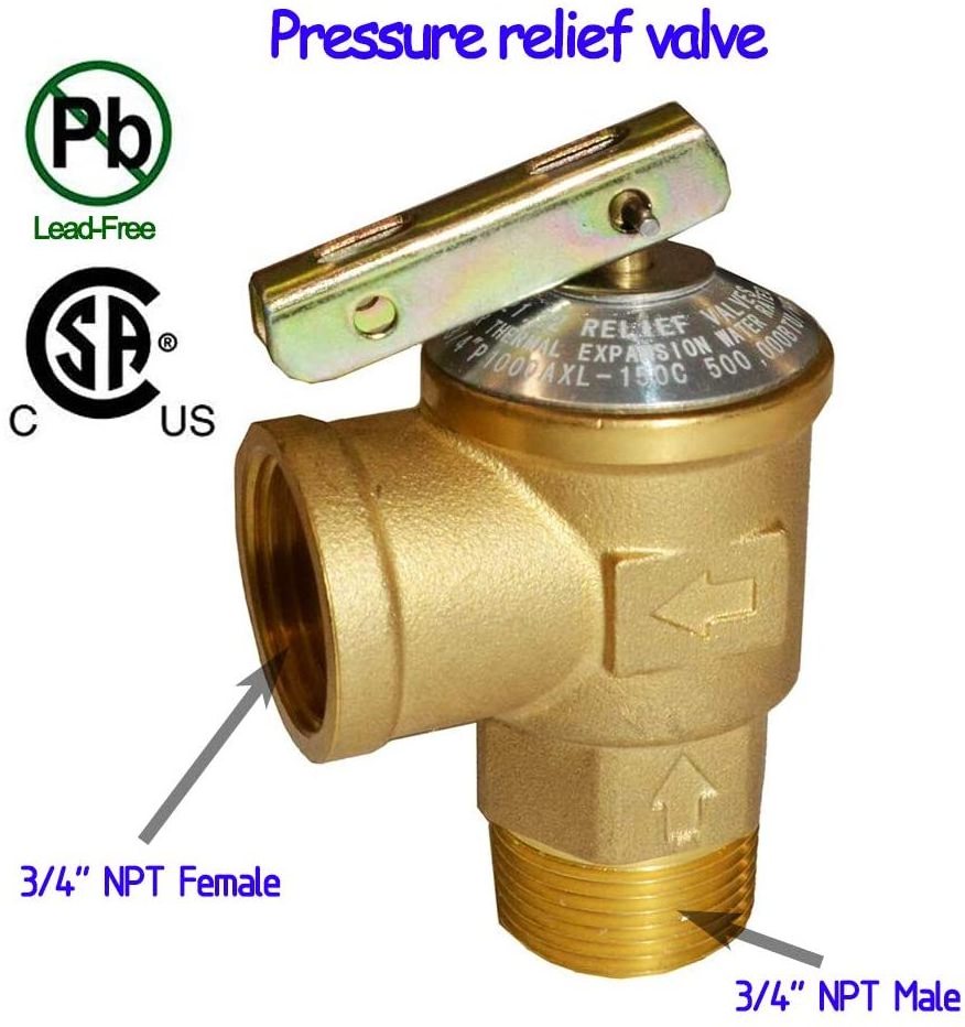 Lead Free Tankless Valve Kit 3/4