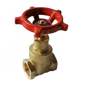 Green Valves 1/2 inch model brass gate valve FF thread gate valve with aluminium handle