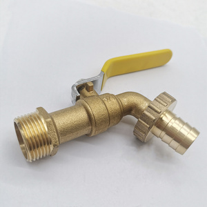 Green Valve Cano Jardin 1/2" or 3/4" Outdoor Garden Tap  Hose Union Bib Tap Bibcock Brass Ball Valve