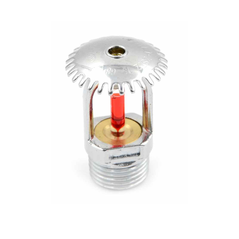 Green valve 68 degree fire sprinkler upright types of safety fire sprinkler head with orange COVER protector