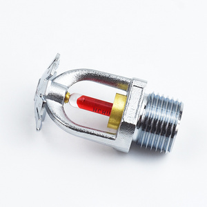 Green valve 68 degree fire sprinkler upright types of safety fire sprinkler head with orange COVER protector