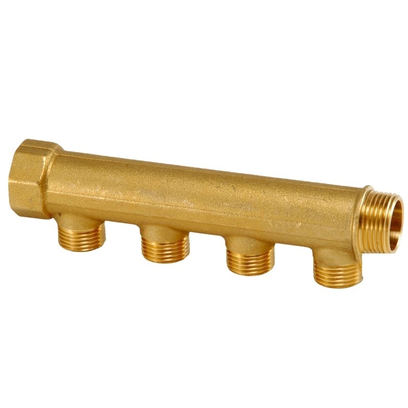 Green-Valve  4 way classical floor heating system brass pex manifold