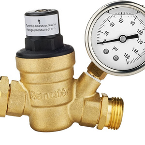 Brass Water Pressure Regulator Reducing Valve for Hydraulic/Water Purifier