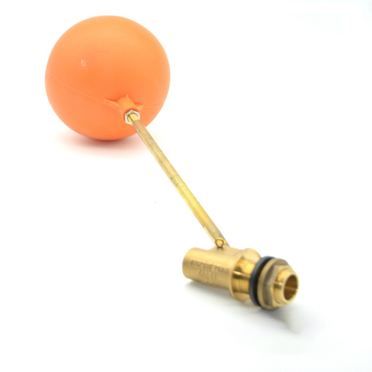 Green Rain Valves High Quality Hydraulic 1/2inch Brass Float Ball Valve with brass core and plastic ball