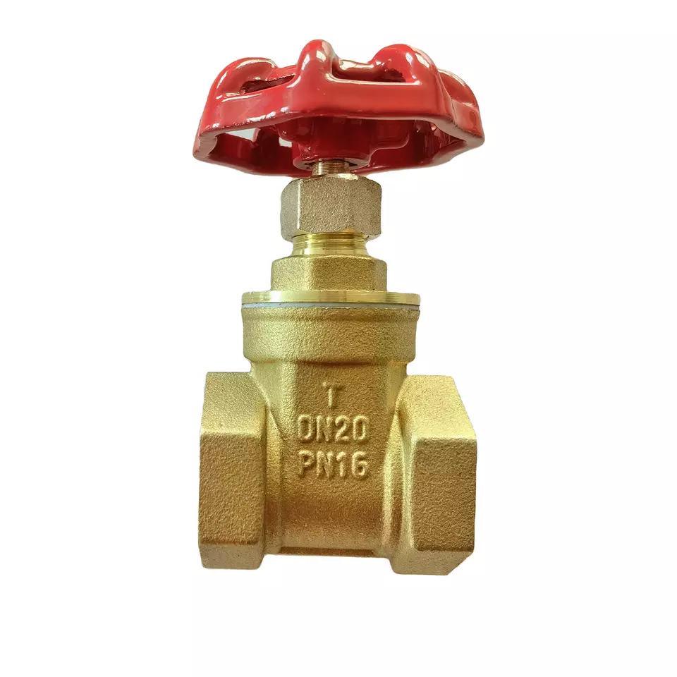 Green Rain valves High quality 1/2 inch DN50 NPT Thread Brass Gate Valve/Sluice Valve