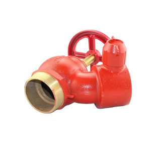 FM UL Fire Protection System Fire Sprinkler System Fire Fighting valves brass angle hose valve