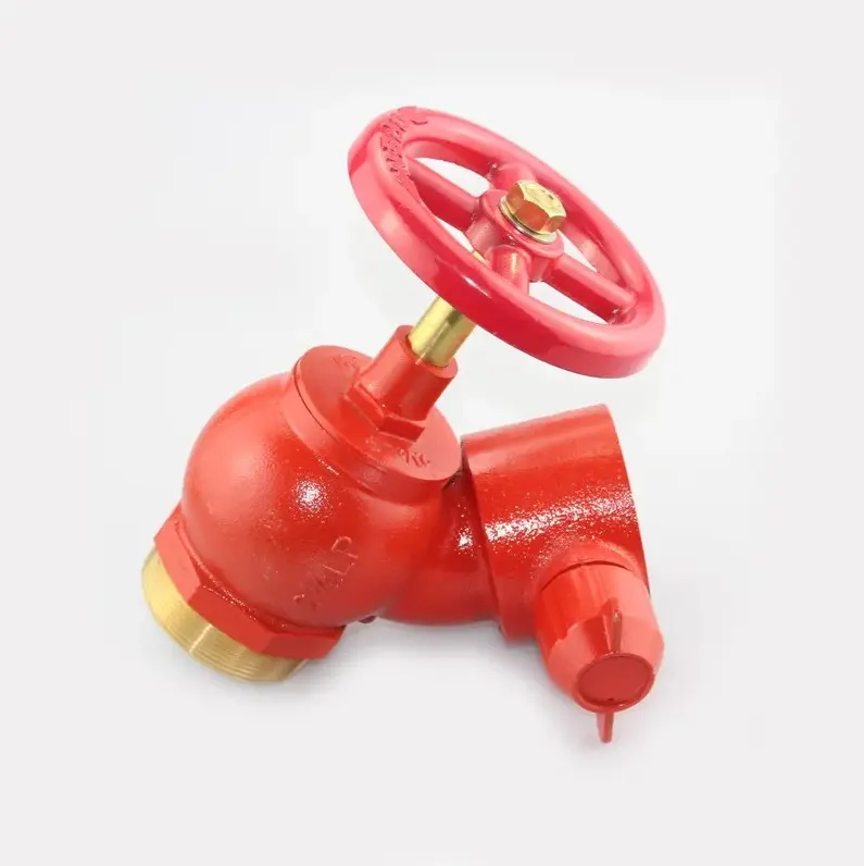 FM UL Fire Protection System Fire Sprinkler System Fire Fighting valves brass angle hose valve