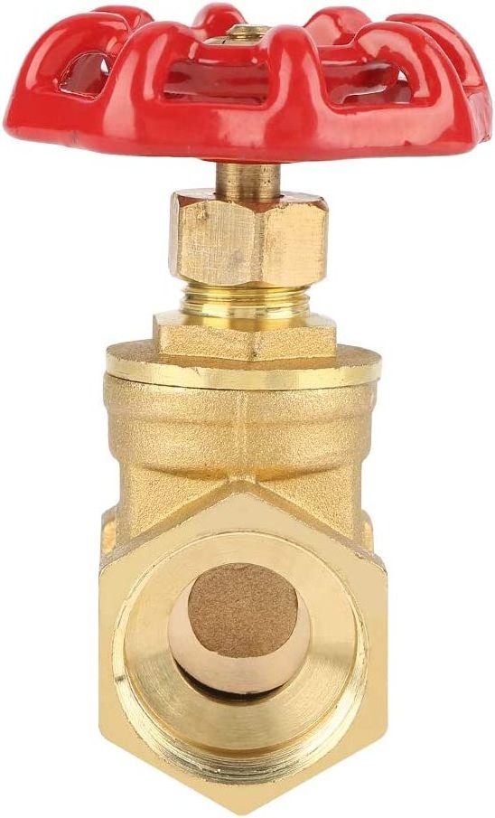 Green rain valves high quality 3/4 inch NPT BSP Threaded Brass Gate Valve with  steel handwheel