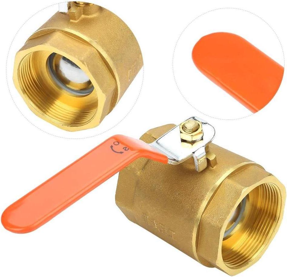 Green rain valve BSPT NPT Thread 1/2 Inch  Female Water Control Forged Brass Ball Valve