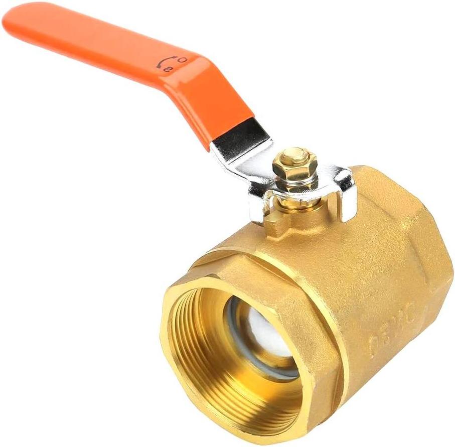 Green rain valve BSPT NPT Thread 1/2 Inch  Female Water Control Forged Brass Ball Valve