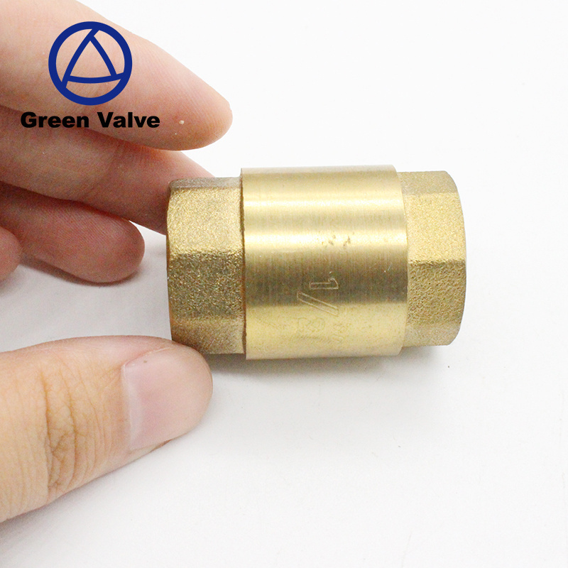 Green-GutenTop 1/2'' 1 1/2'' 2 1/4'' 3 inch Brass Spring loaded Swing Water Meter air Non Return Check Valve