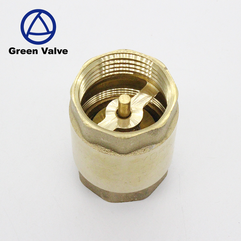 Green-GutenTop 1/2'' 1 1/2'' 2 1/4'' 3 inch Brass Spring loaded Swing Water Meter air Non Return Check Valve