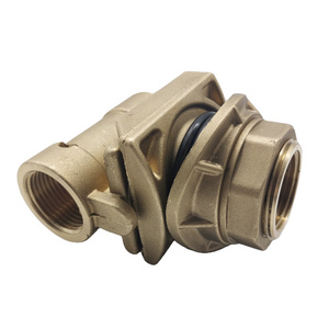 Green Valve 2000 Ibs 1" pitless sump pump adapter For submersible pumps Brass Pitless Adapter For Submersible Well Pump