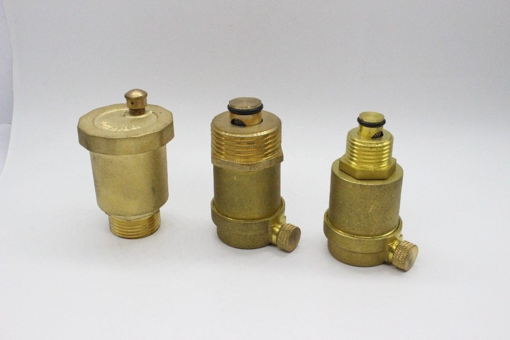 Green valve High Pressure Forged 1/2'' inch Brass Automatic Air Vent Valve with Bottom Check Valve