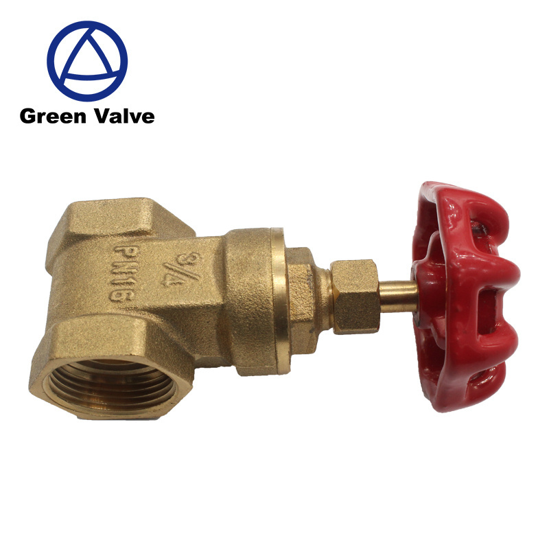 DN15-50 two way sealing 1/2'' to 6'' thread screwed straight type bronze high pressure slide brass gate valve