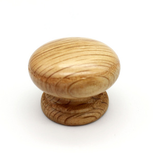 Natural Eco-friendly Nursery Beech Pine Colorful Wooden Round Mushroom Wardrobe Furniture Cabinet Dresser Drawer Knob