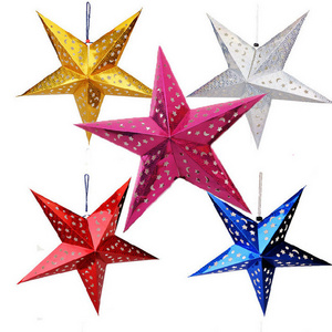 Christmas Decoration Paper Stars Colorful christmas design lovely christmas decoration star