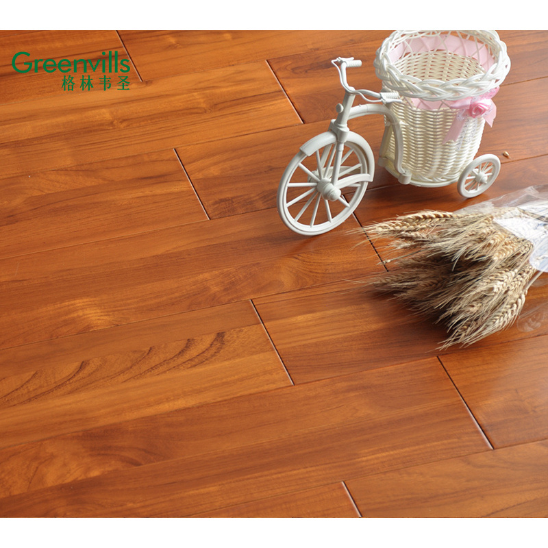 Guangzhou 18mm wholesale price solid burma teak hardwood flooring