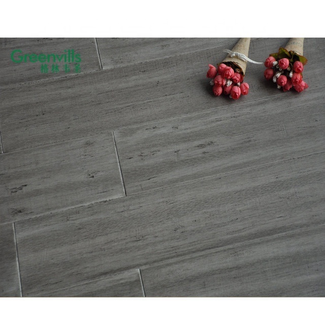 Hot sale carbonized strand woven bamboo flooring/floating floor in bamboo 14mm thickness