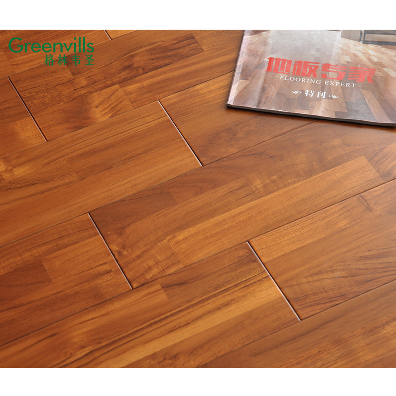 Wholesale price solid wood flooring teak wood parkett hot sale teak product hardwood flooring