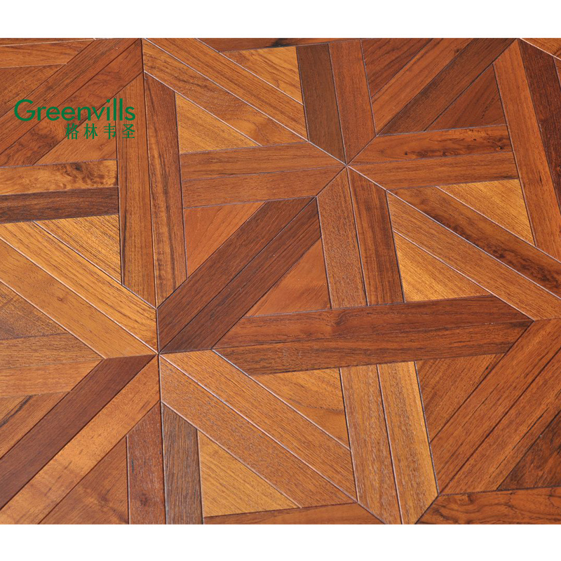 Guangzhou factory teak solid timber flooring wood parquet