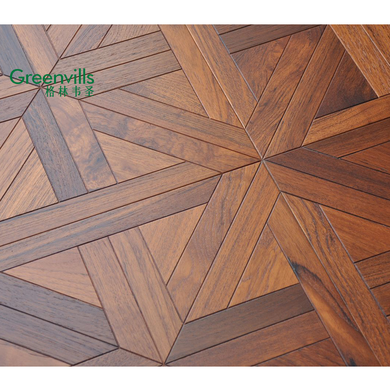 Guangzhou factory teak solid timber flooring wood parquet