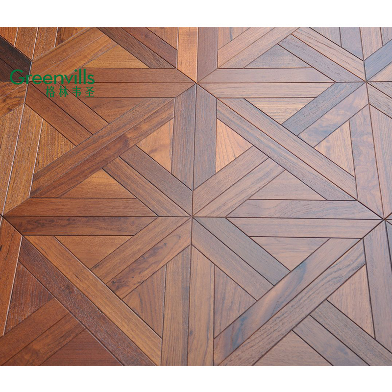 Guangzhou factory teak solid timber flooring wood parquet