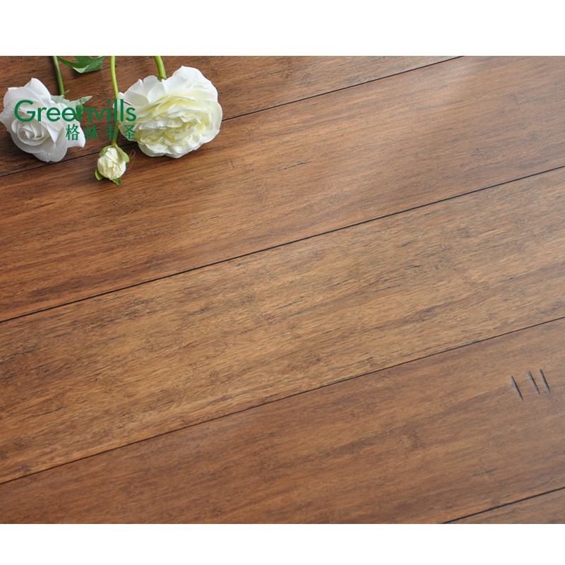 New arrival 2021 bamboo floor distressed Java stained strand woven solid flooring cheap prices bamboo flooring