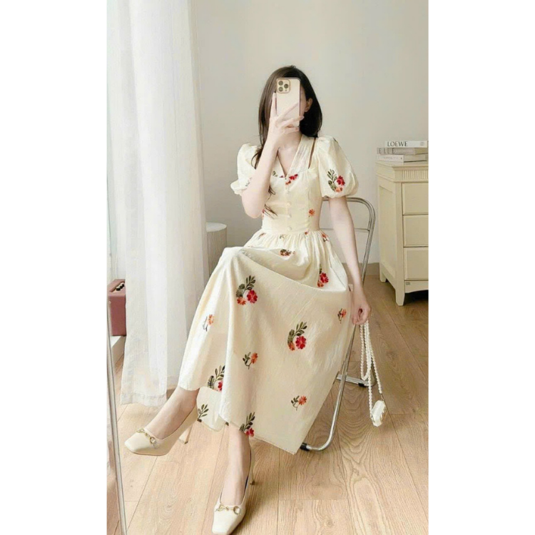 Summer Dress Good Price Comfortable For Ladies Beatiful Custom Size Made In Vietnam Manufacturer