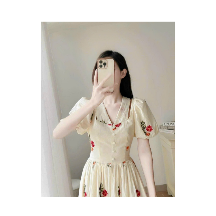 Summer Dress Good Price Comfortable For Ladies Beatiful Custom Size Made In Vietnam Manufacturer