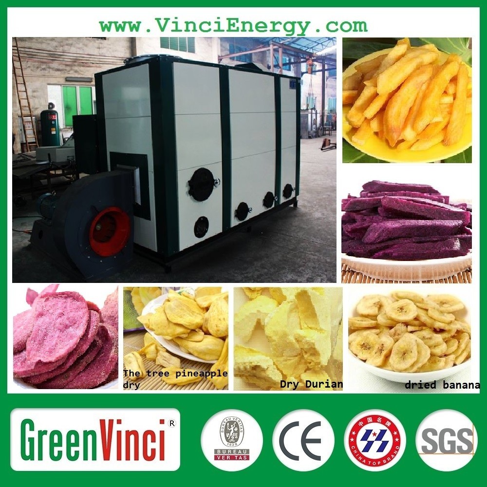 Wood pellet hot blast stove/biomass hot air furnace/hot air generator fresh fruit dry Brunei