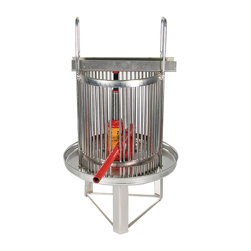 Manual Honey Press Machine Mesh Wax Press Machine Fruit Press Wine Making Stainless Steel Beekeeping Presser Tool Household