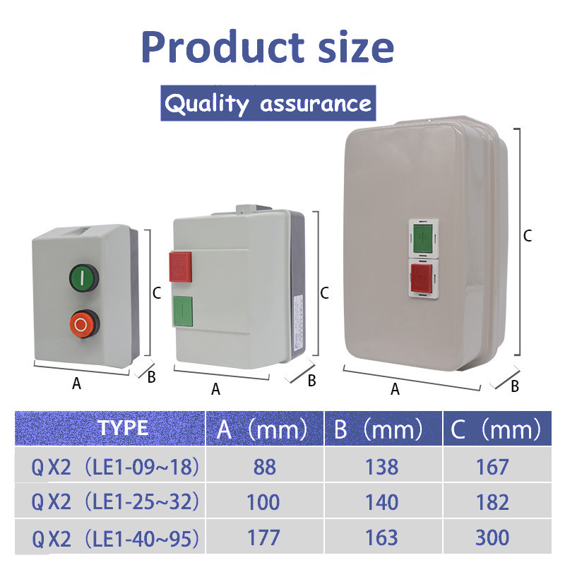 Competitive price free sample Push Button Control Motor telemecanique magnetic motor starter dol magnetic starter