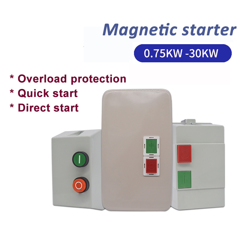 Competitive price free sample Push Button Control Motor telemecanique magnetic motor starter dol magnetic starter